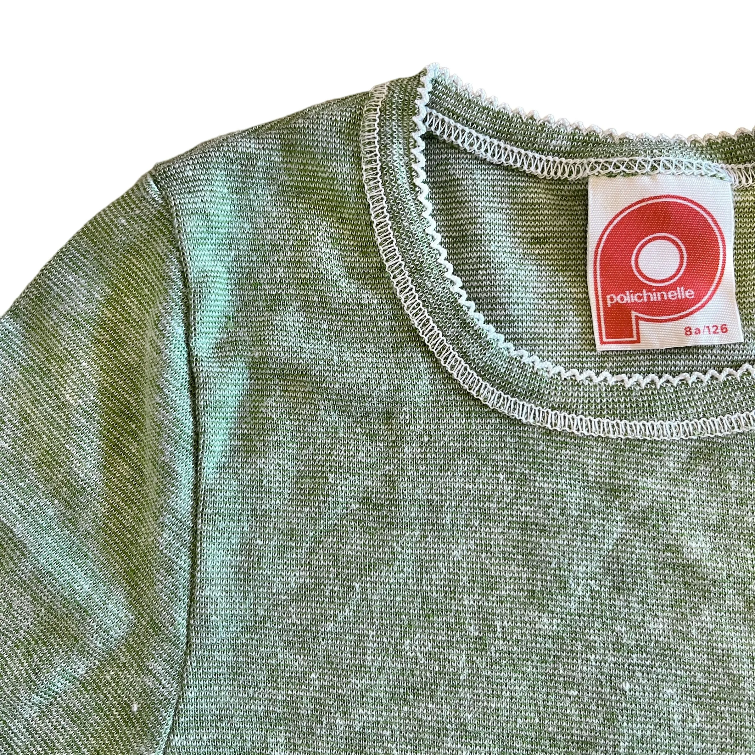 1970's Cotton Green Tee / 2-3Y