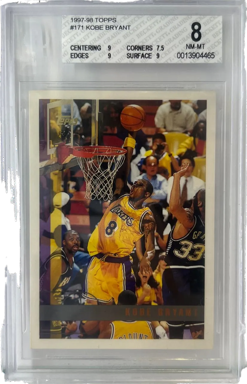 1997-98 Kobe Bryant Topps #171 BGS 8