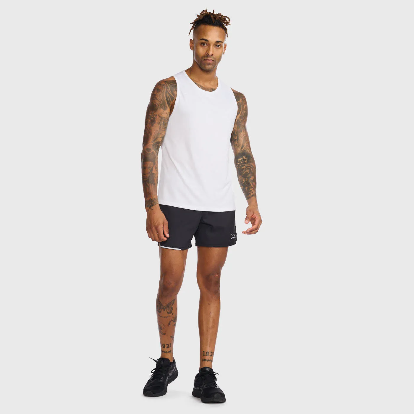 2XU - Aero Tank - White/Silver Reflective