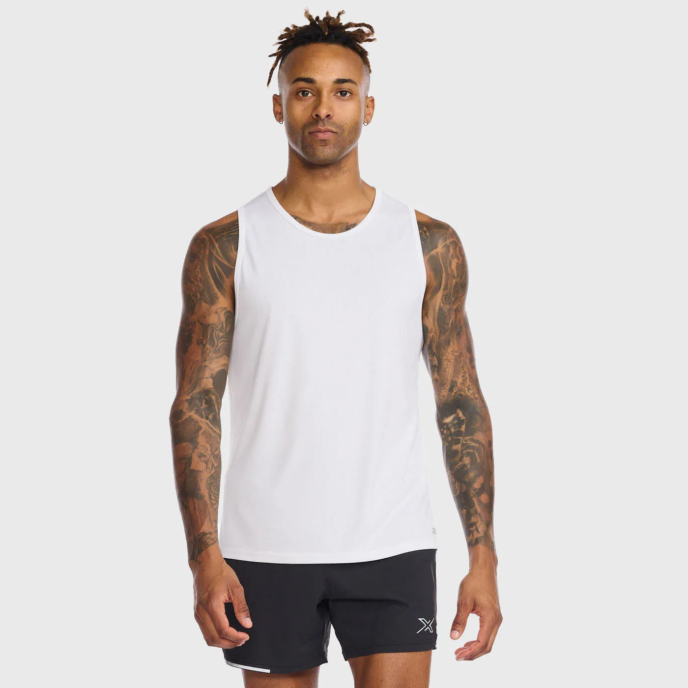 2XU - Aero Tank - White/Silver Reflective