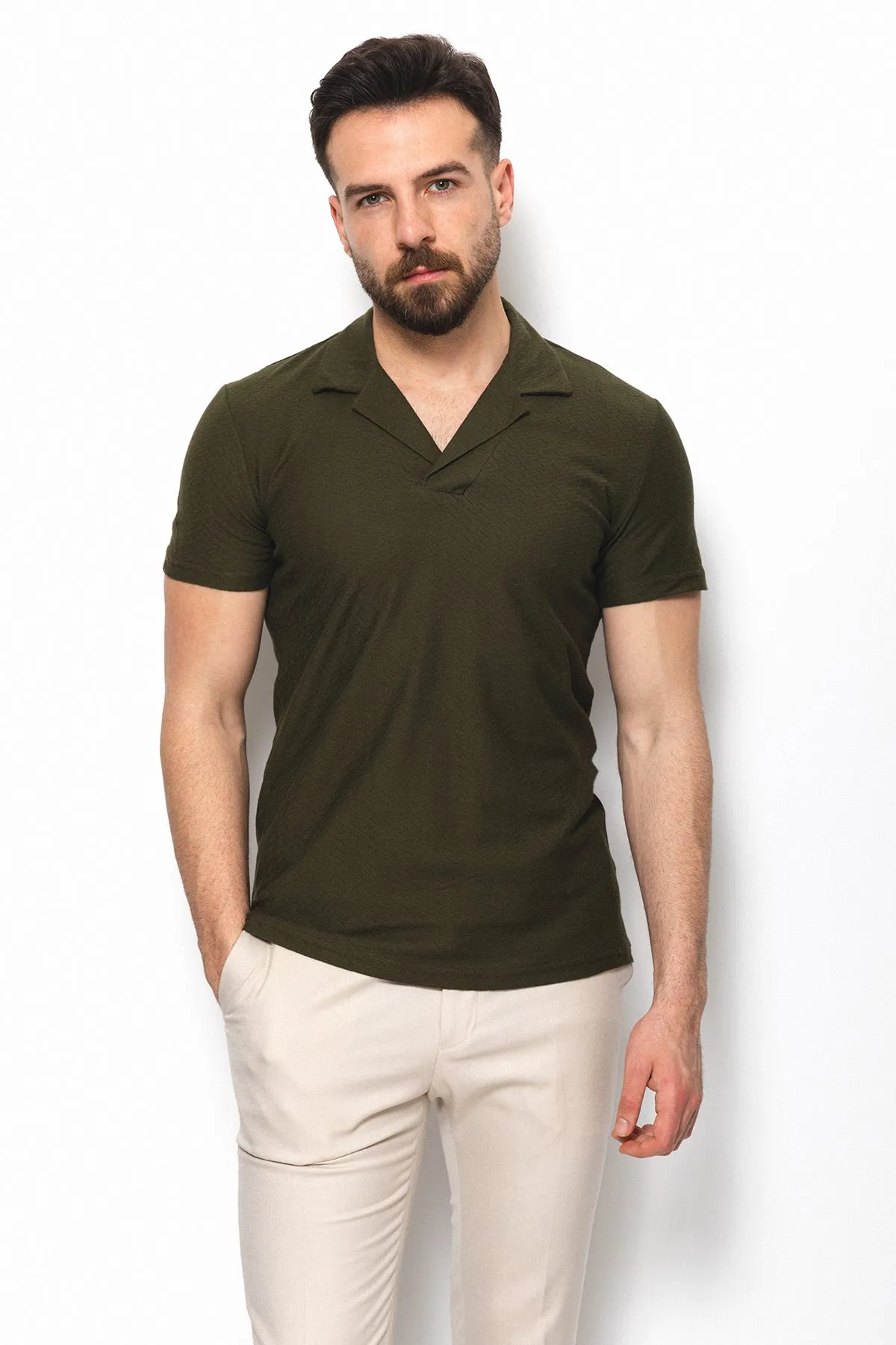 36709 Top: Khaki