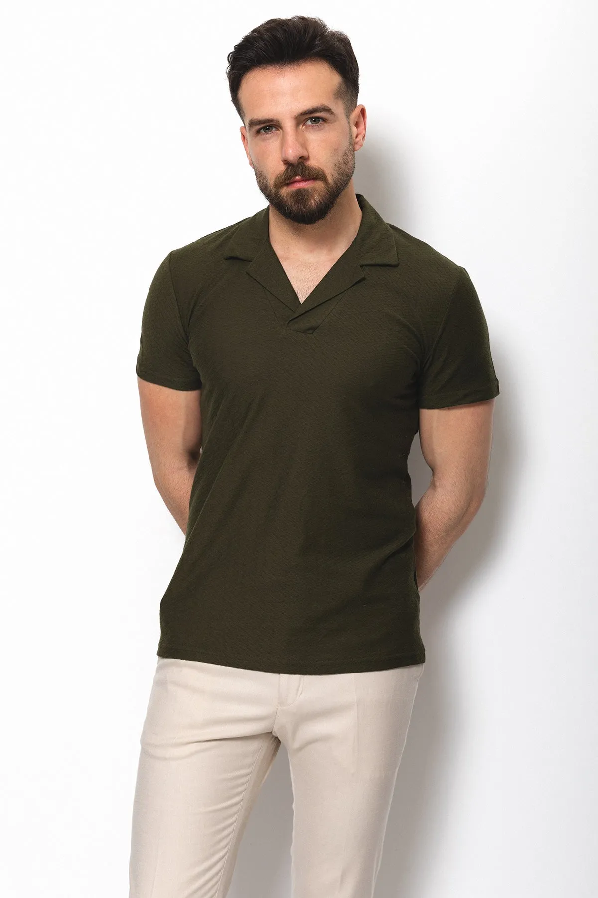 36709 Top: Khaki