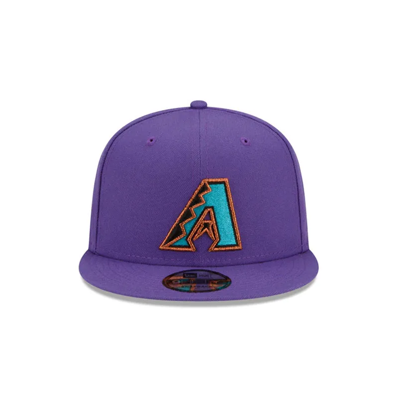 [60188159] Arizona Diamondbacks Patch Up Purple Men's Snapback