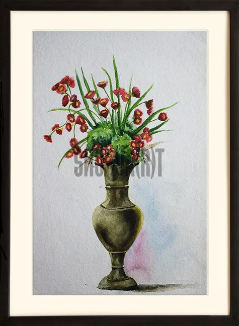 A Vase with Flowers