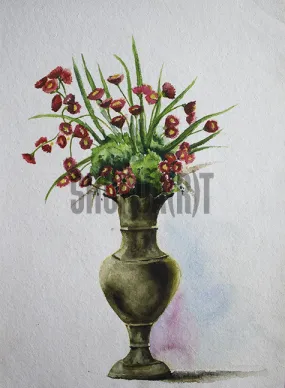 A Vase with Flowers