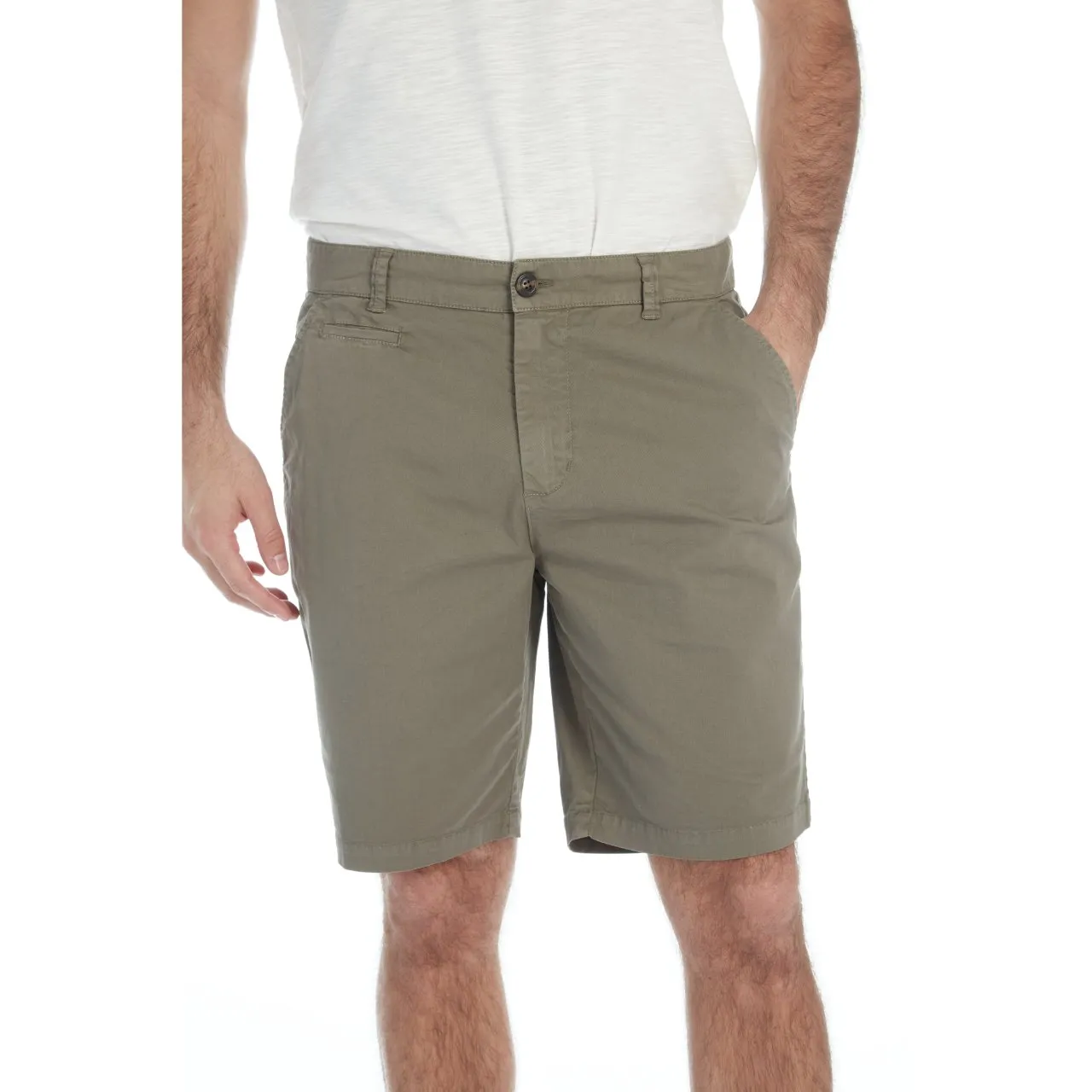 Adan Twill Shorts Military Green