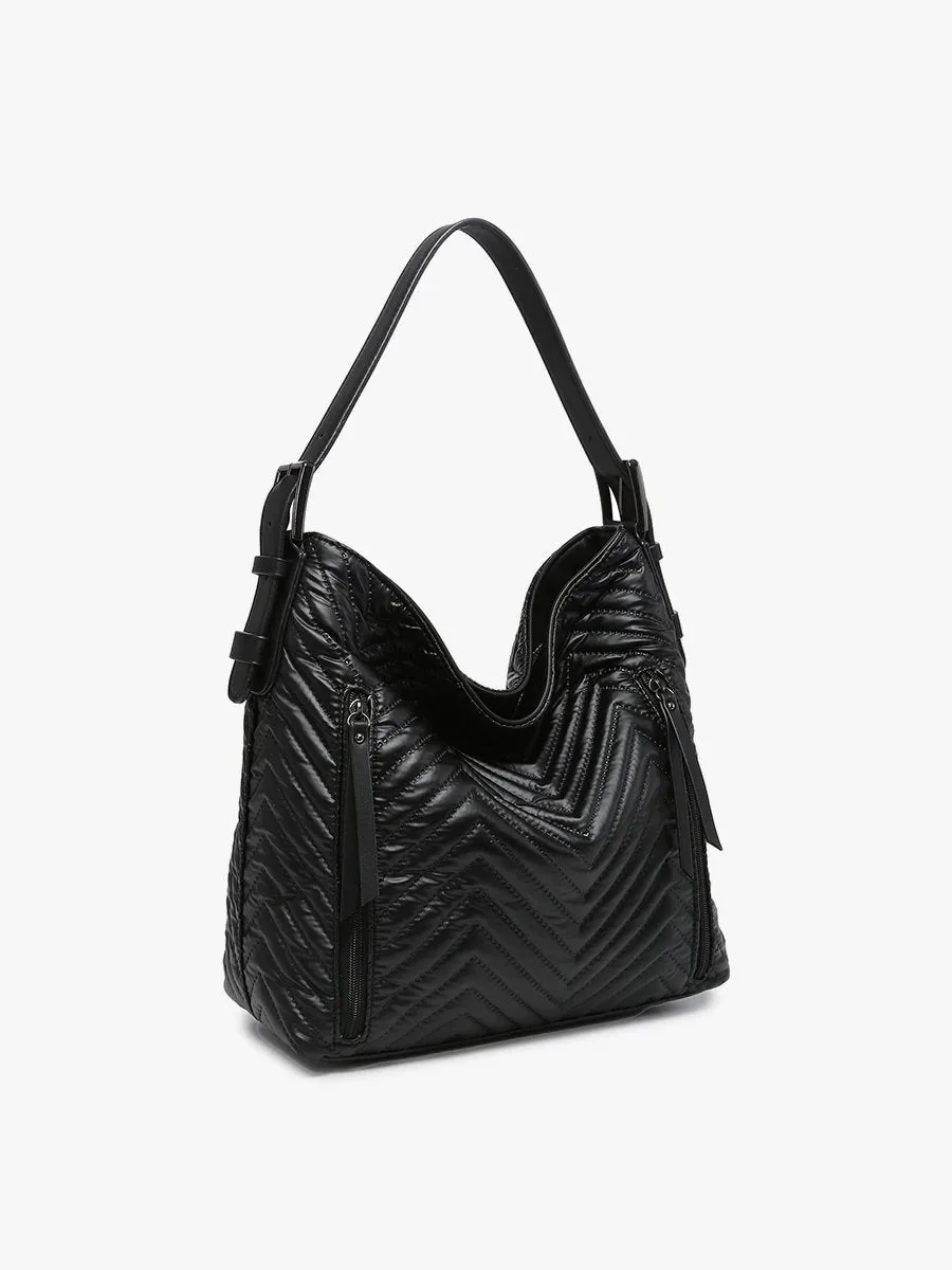 Alexa Vegan Puffer Hobo