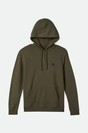 Alpha Square Slub French Terry Hood - Olive Surplus