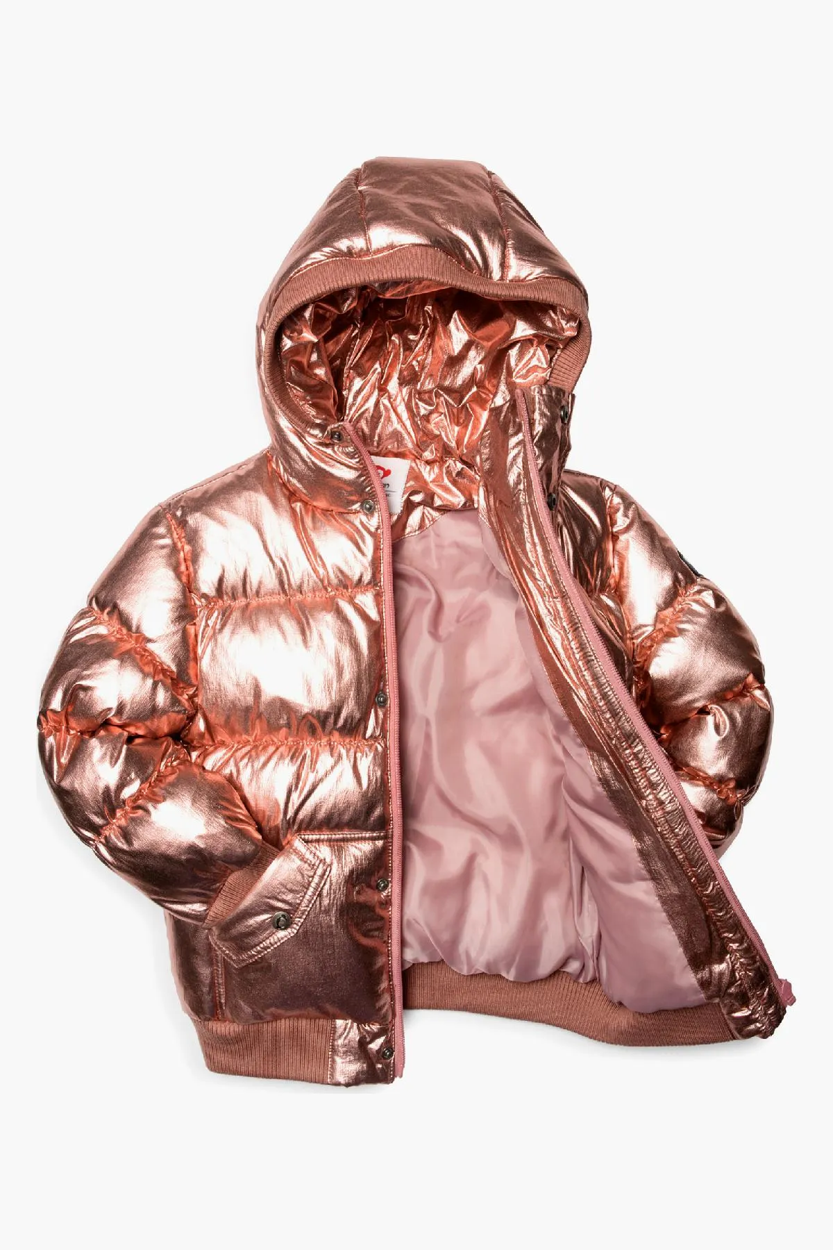 Appaman Rose Gold Puffy Girls Coat