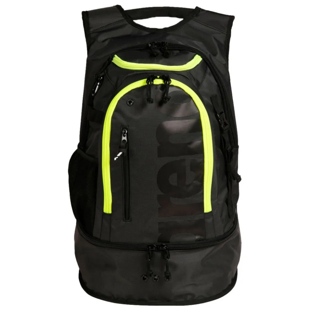 ARENA Fastpack 3.0 Backpack (Dark Smoke/Neon Yellow)