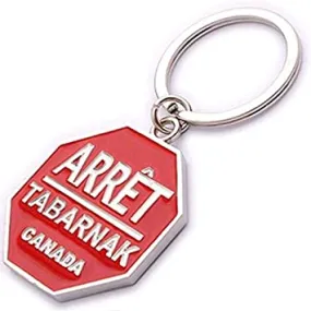 Arret Tabarnak canadal Key chain