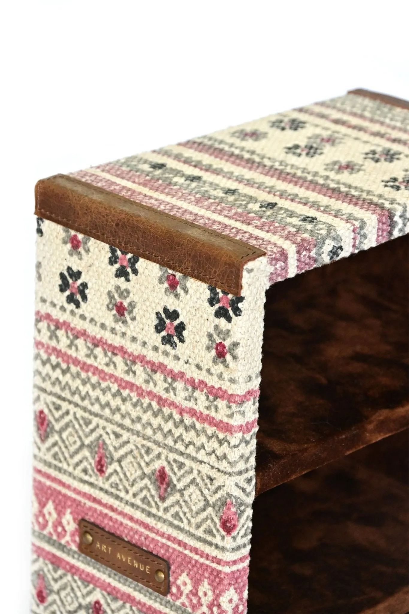 AZTEC-  COTTON PRINTED CABINET FOR DESK  ACCESSORIES