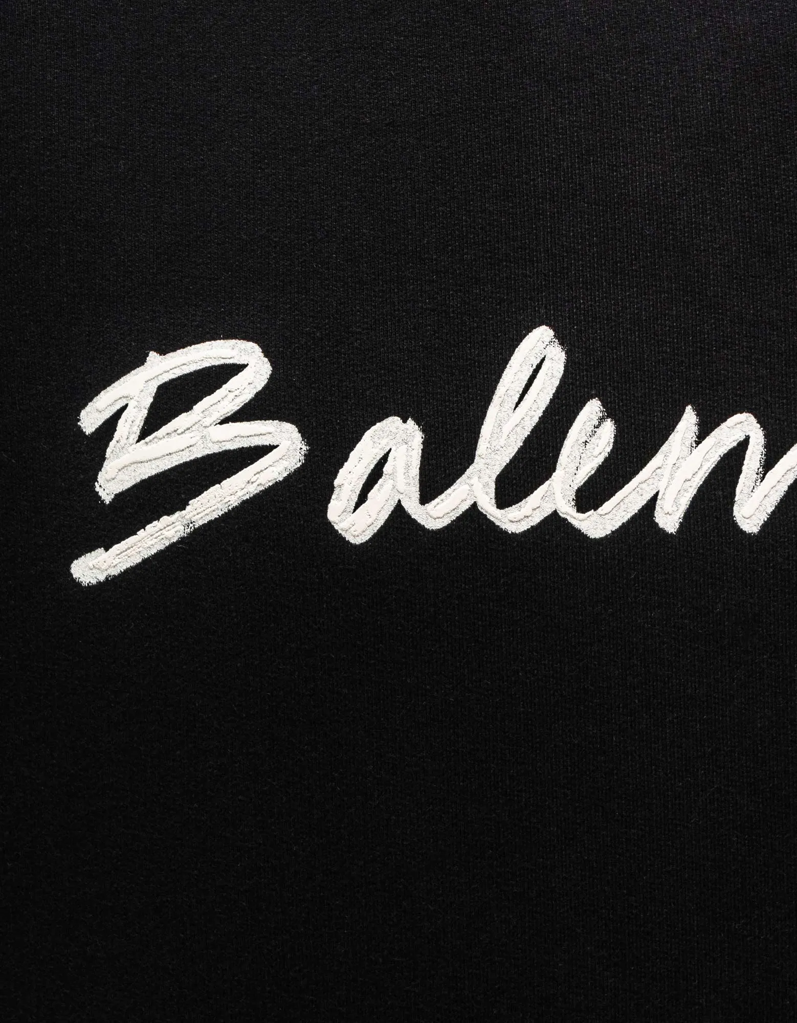 Balenciaga Black Scribble Logo Wide Fit Hoodie