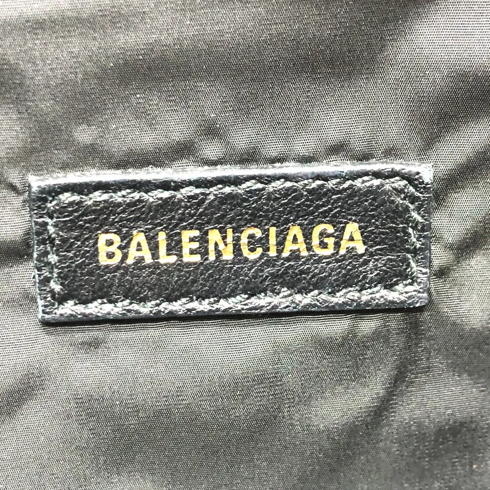 BALENCIAGA Sling bag 569978 Nylon purple logo WHEEL Women Used Authentic