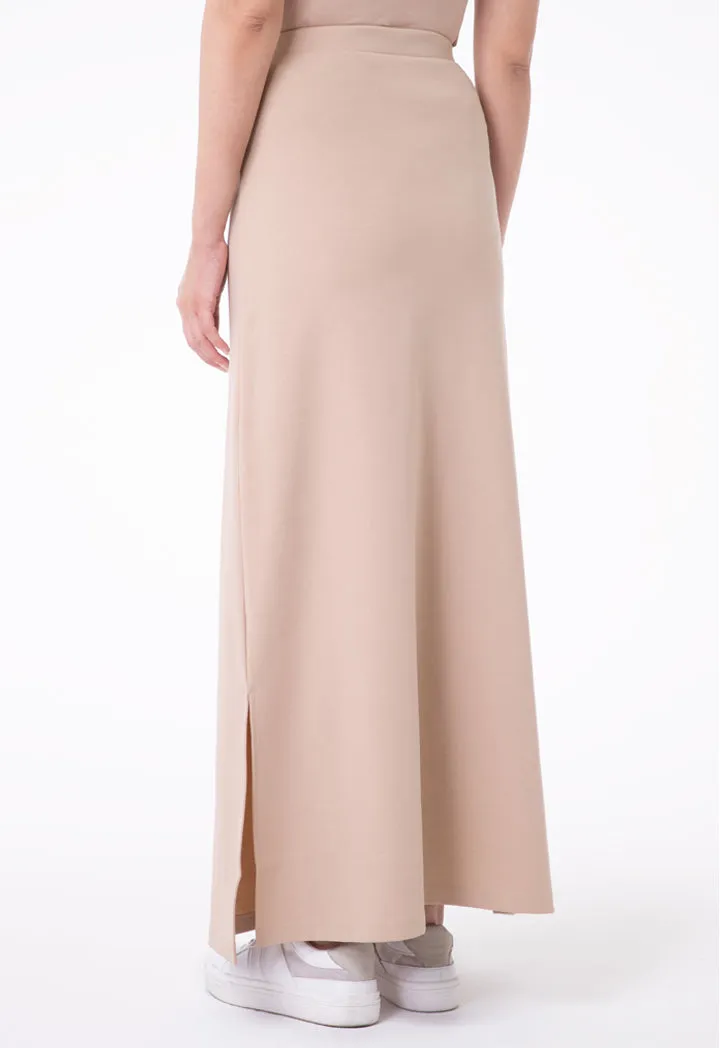 Basic Maxi A-Line Skirt