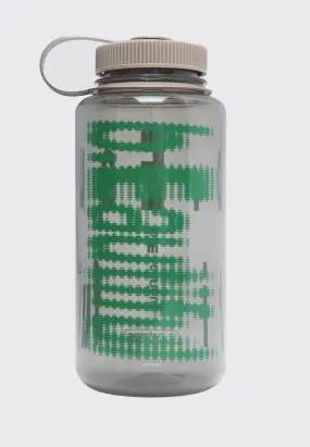 b.E Curious Nalgene Bottle - Cotton/Green 1L