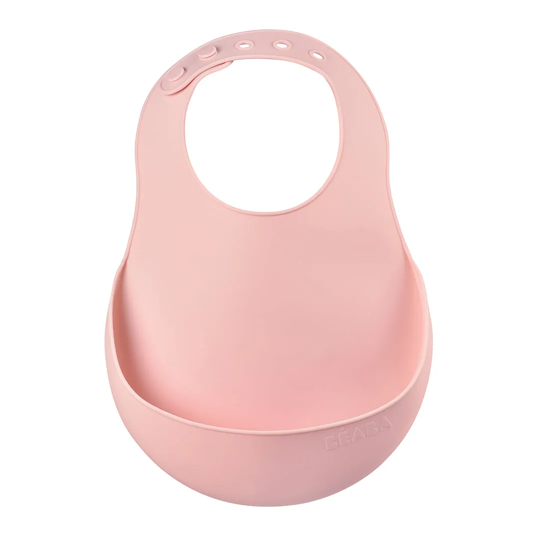 Beaba Silicone Bibs Twin Pack - Pink