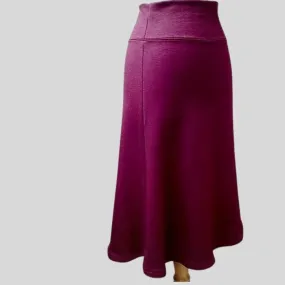 Below knee tulip skirt in organic cotton