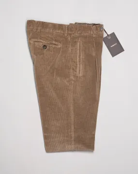 Berwich Single Pleat Corduroy Trousers / Noce