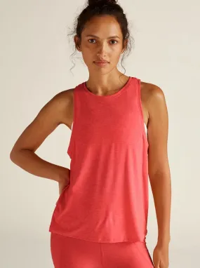 Beyond Yoga Featherweight Rebalance Tank - Coral Glow Heather