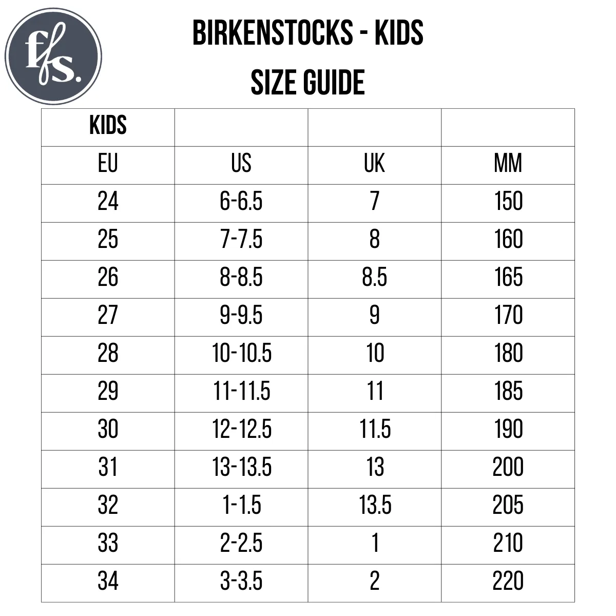 Birkenstock Kids Black Arizona Sandal Narrow Width Birko Flor