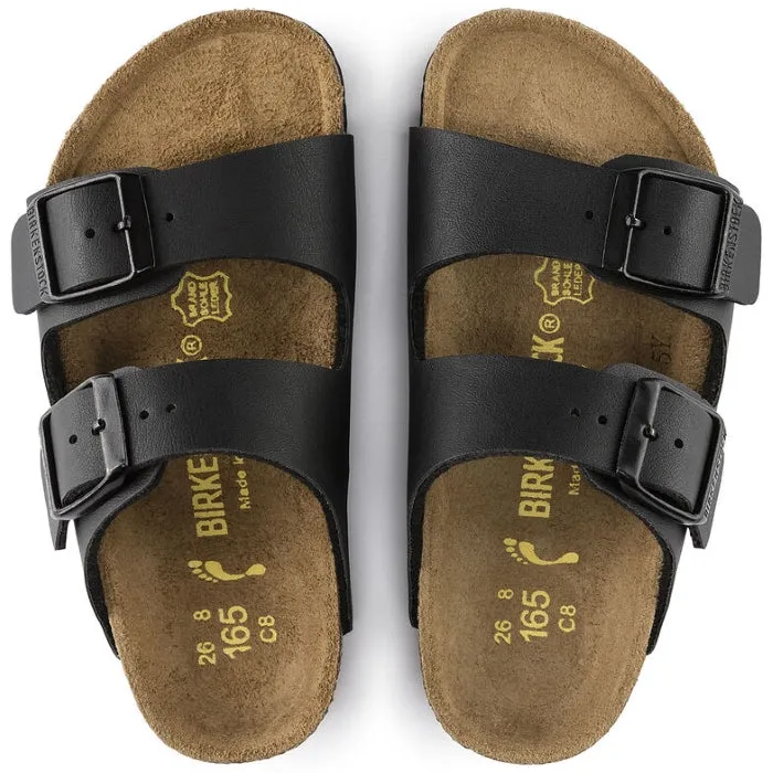 Birkenstock Kids Black Arizona Sandal Narrow Width Birko Flor