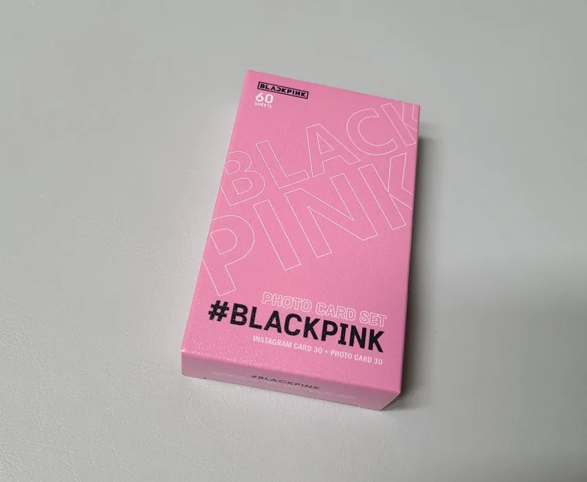 Black Pink Special Photo Card Set 60ea Kpop Idols Goods Collection Instagram Card