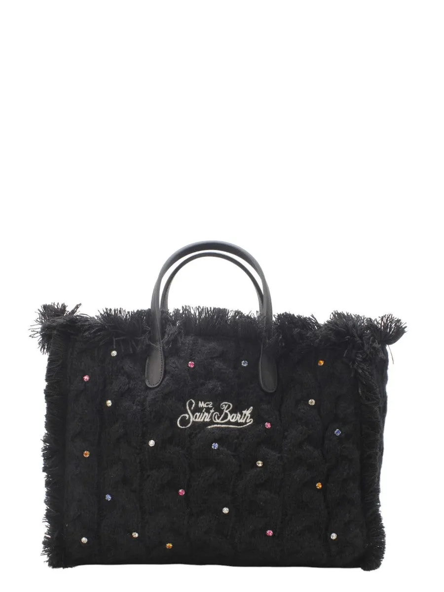 Borsa Colette tricot con strass