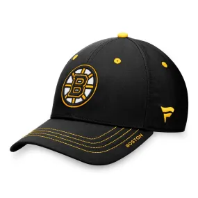 Boston Bruins Fanatics Branded Black Game Training - Authentic Pro Rink Flex Hat