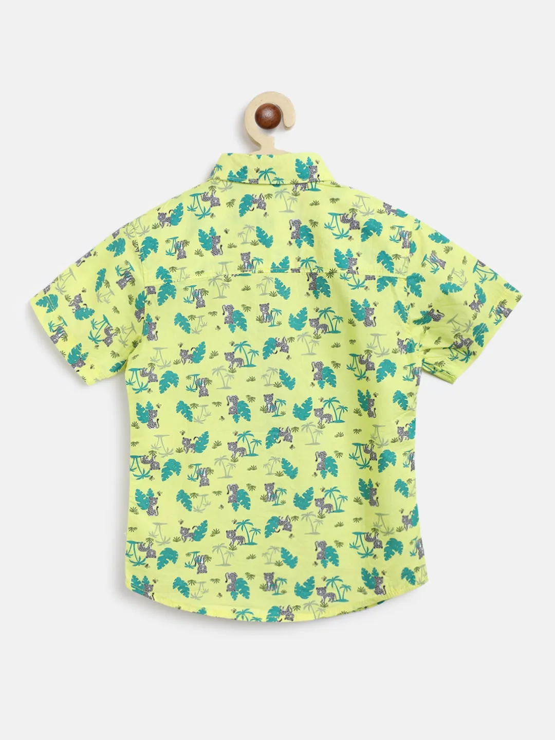 Boys Overall Printed Shirt