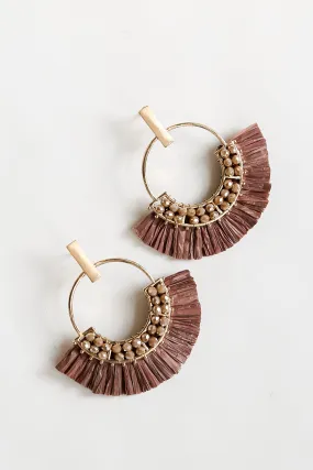 Brooke Fringe Statement Earrings