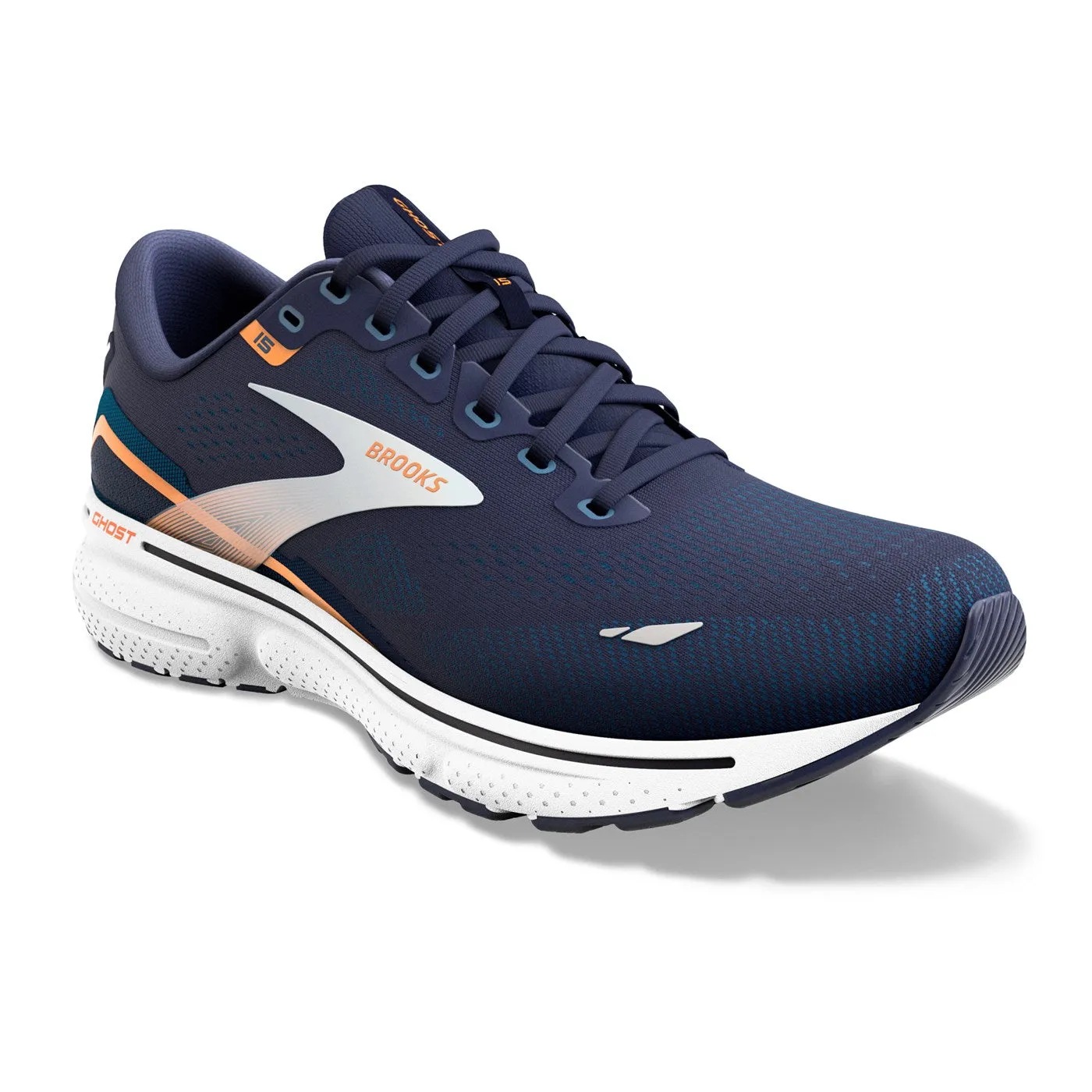 Brooks Ghost 15 Men's Wide Fit 2E Running Trainer 1103932E439