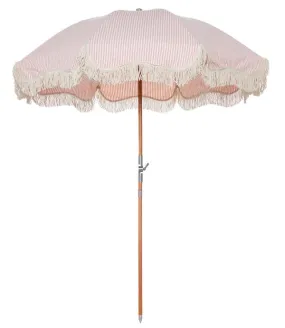 Business & Pleasure Premium Beach Umbrella -LAURENS PINK STRIPE