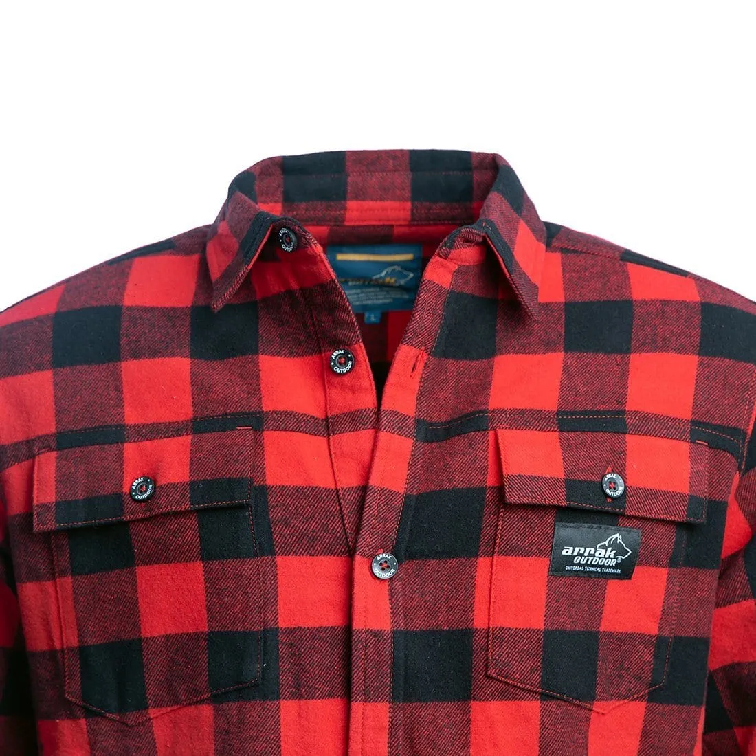 Canada Flannel Long-Sleeve Men's (Red)