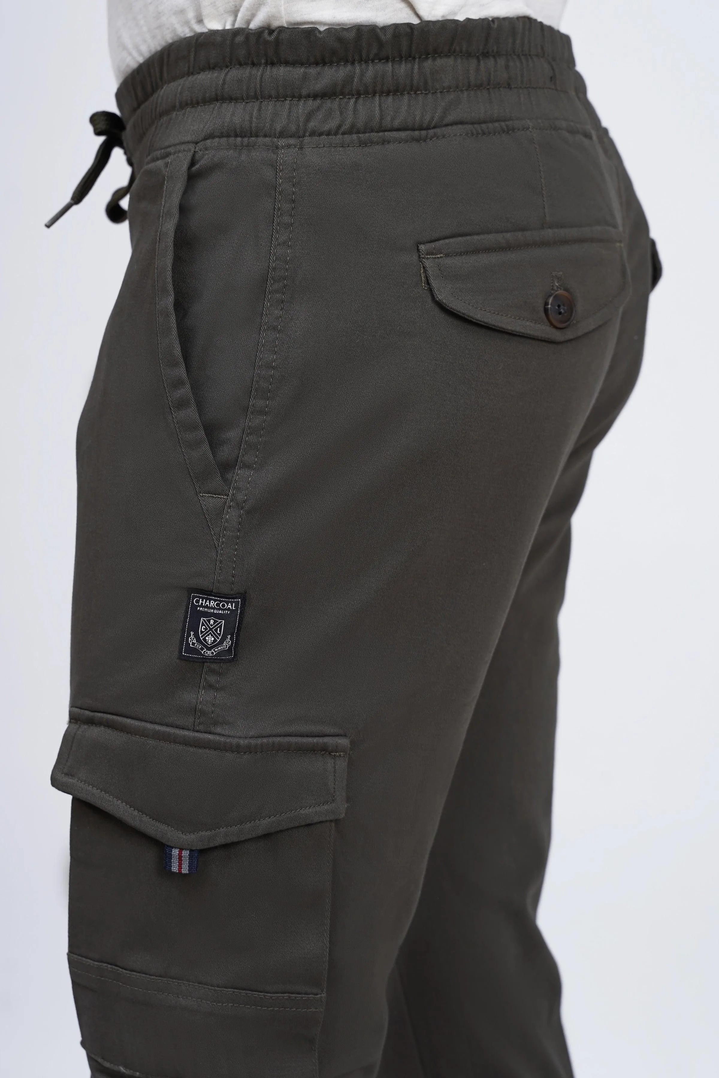 CARGO JOGGER TROUSER DARK OLIVE