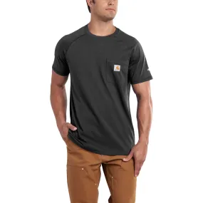 Carhartt Men's Force® Delmont Short Sleeve T-Shirt_Carbon Heather