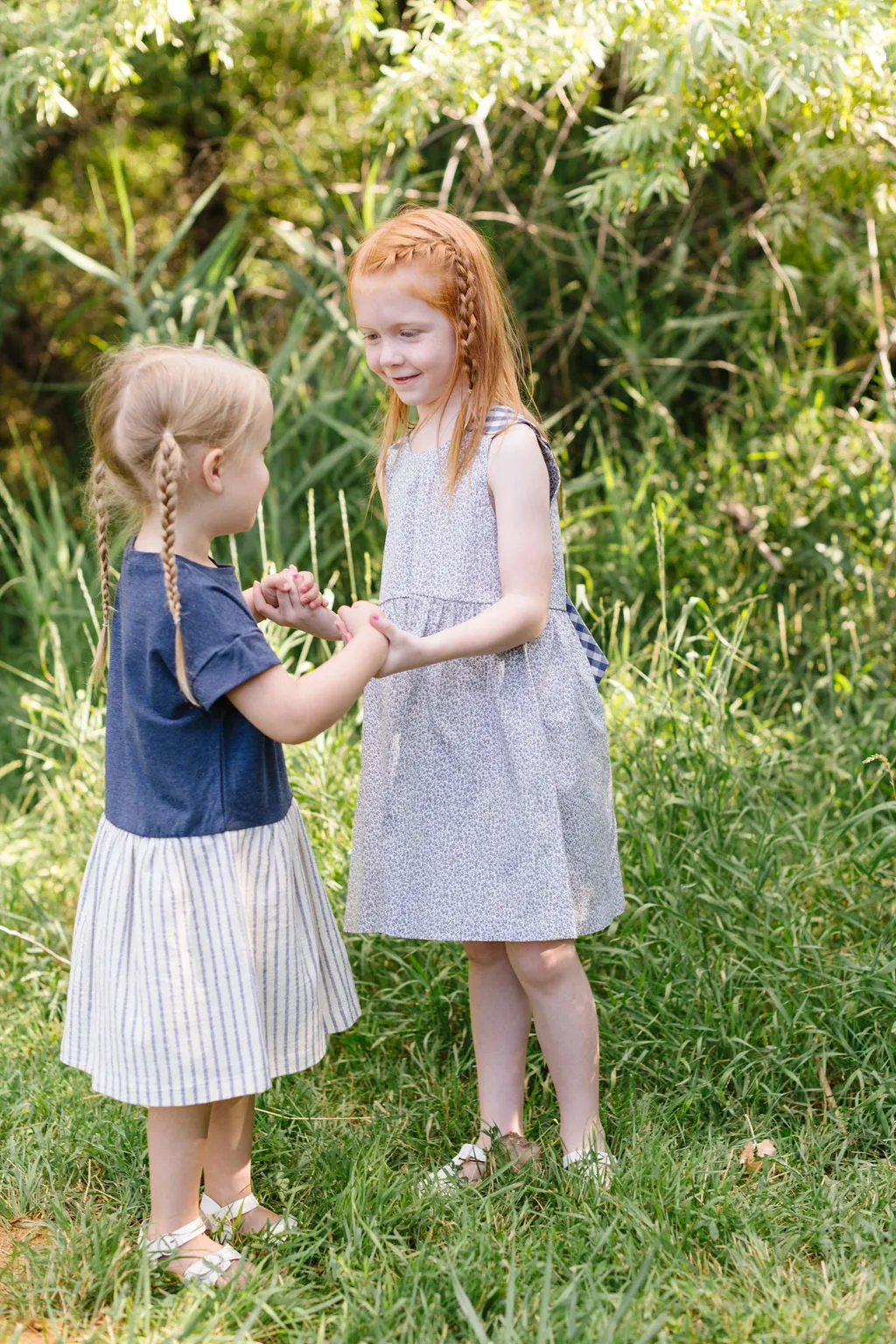 Casual Dress in Lake Stripe