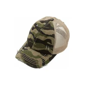 C.C Ponytail Camo Baseball Cap Hats