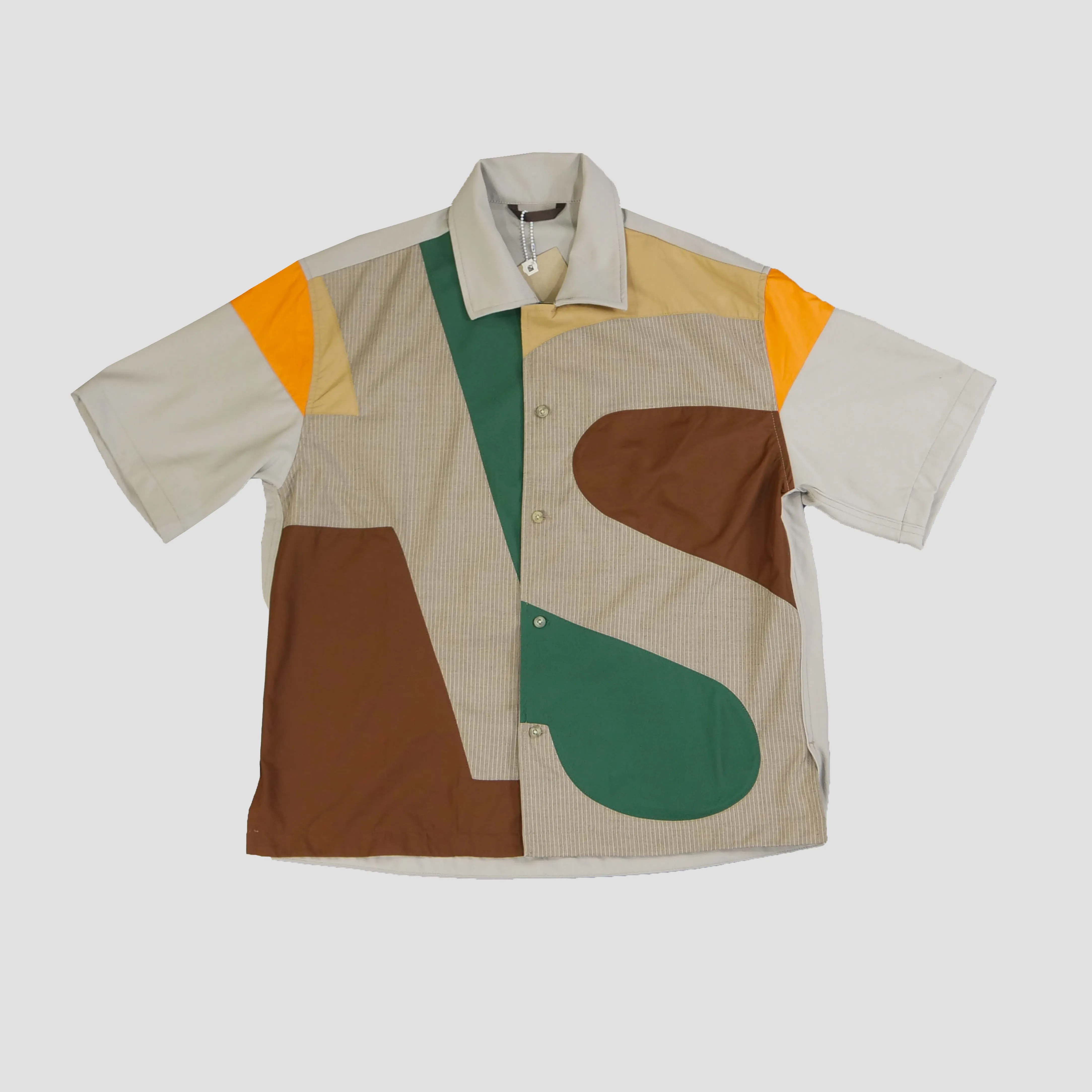 CECIL TANGRAM SHIRT KHAKI