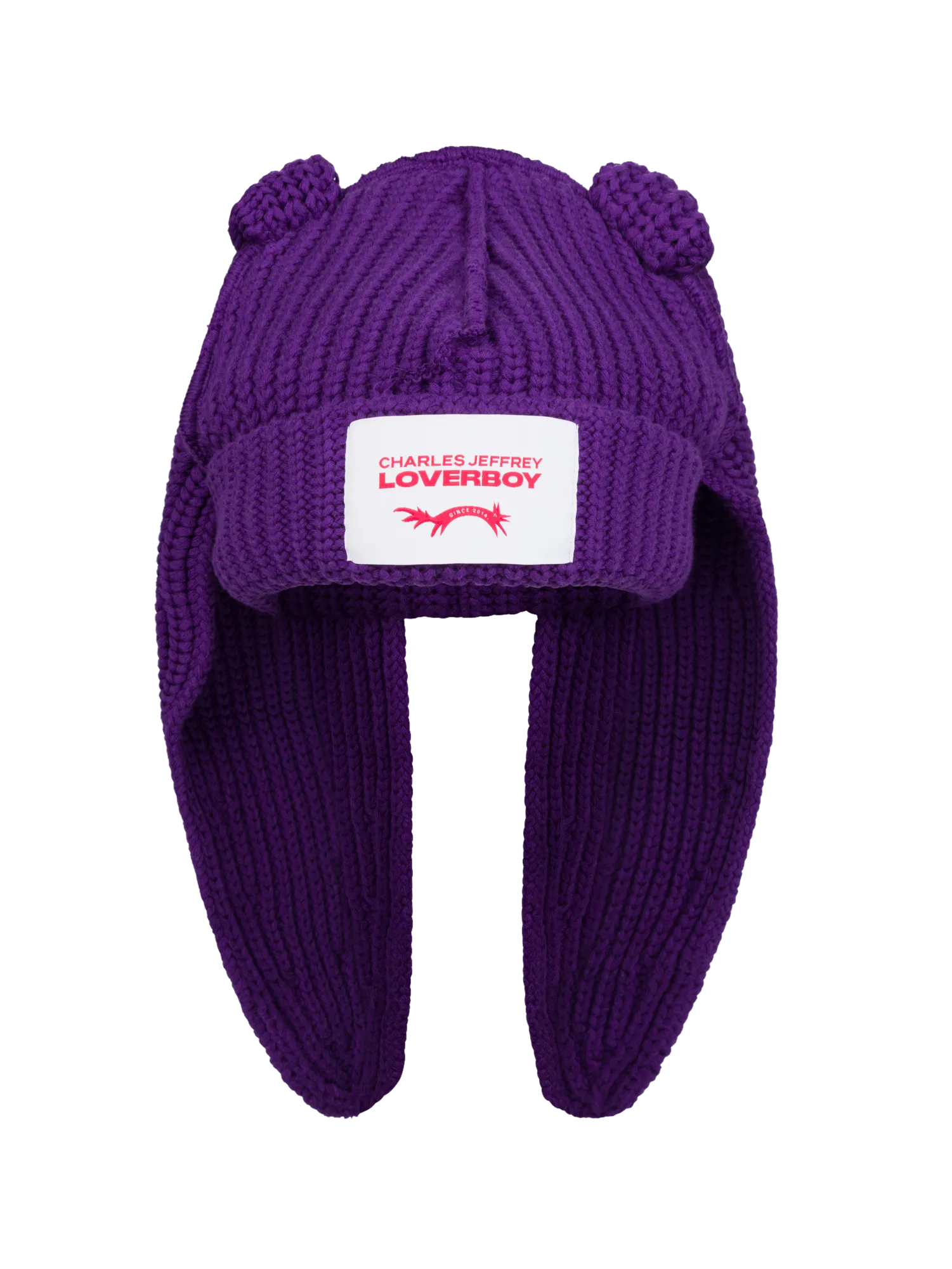 CHARLES JEFFREY - Chunky Rabbit Beanie - PURPLE