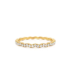 CHICAGO - Lab Diamond Statement Eternity 18k Yellow Gold