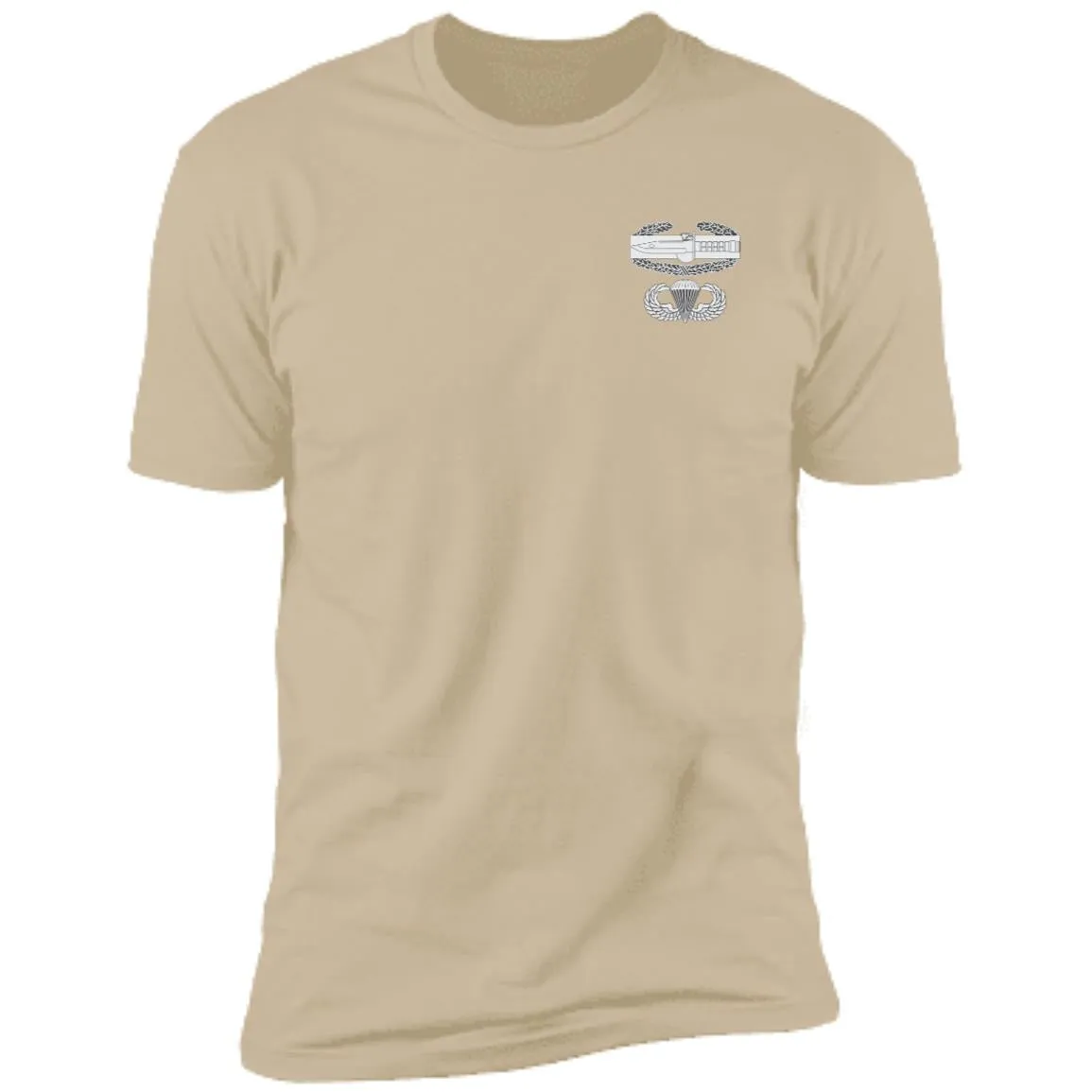 Combat Action Badge Airborne Premium Short Sleeve T-Shirt