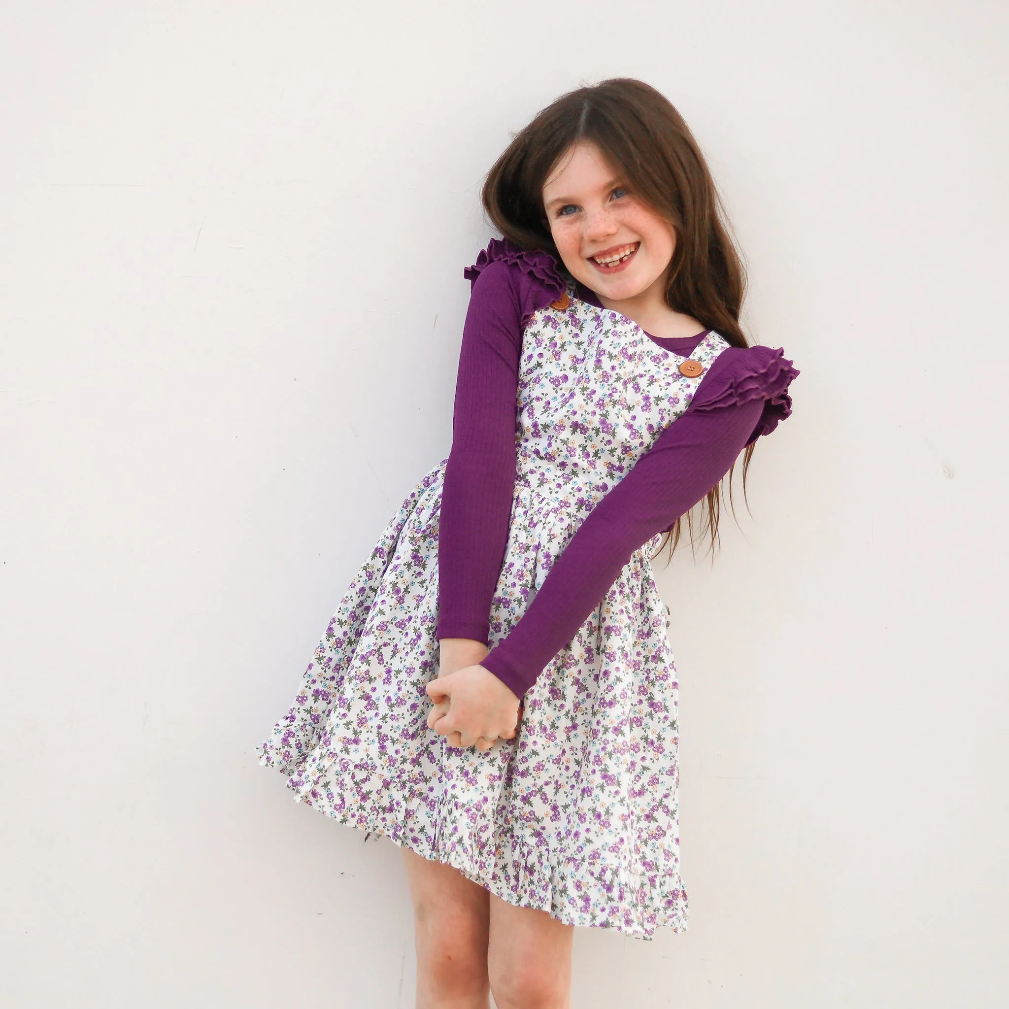 Cozy Long Sleeve Flutter - Regal Purple