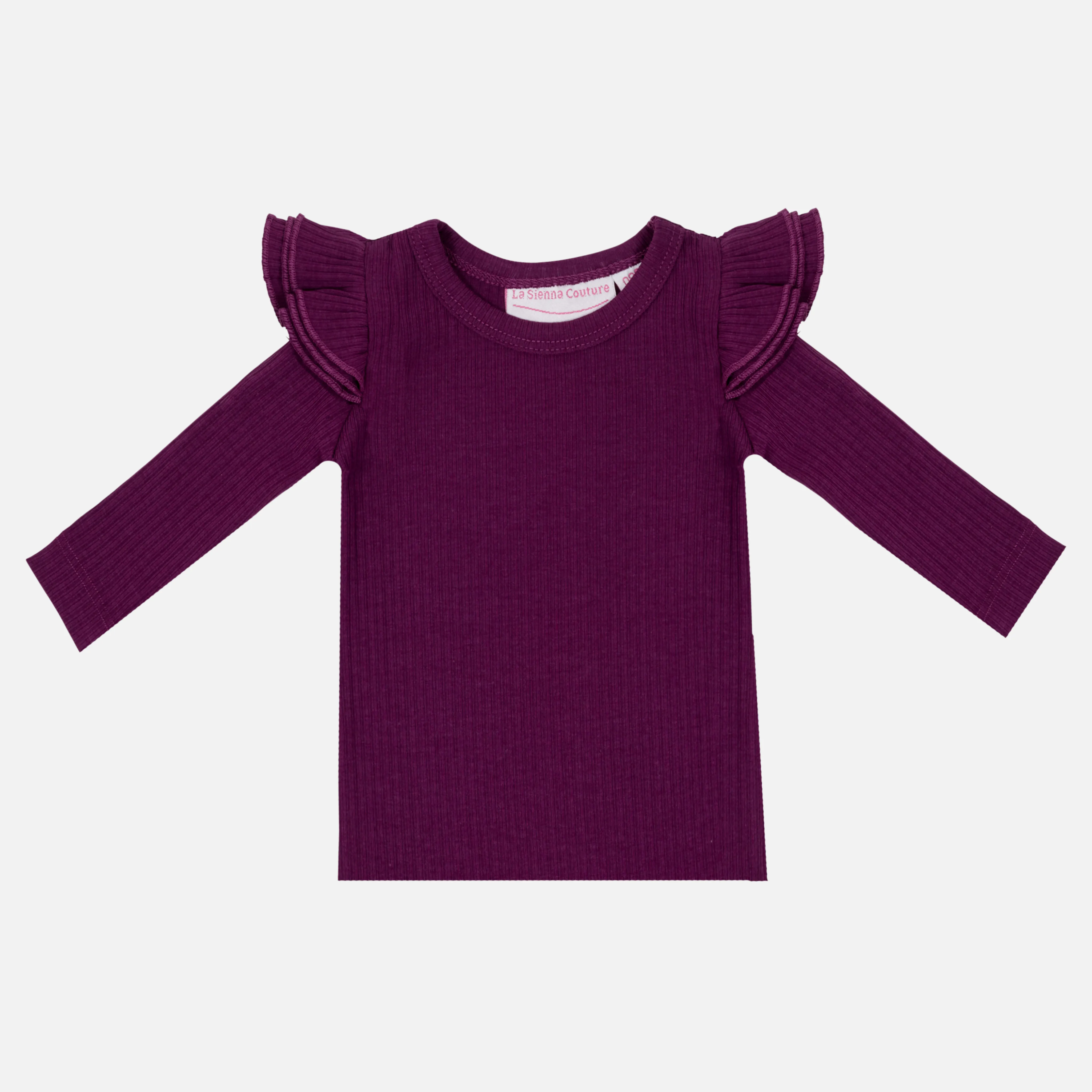 Cozy Long Sleeve Flutter - Regal Purple