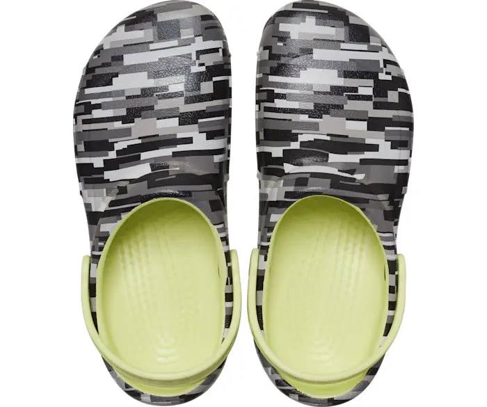 Crocs Bistro Chefs Graphic Clog with Anti Slip Sole Black Lime Unisex NOT RETURNABLE