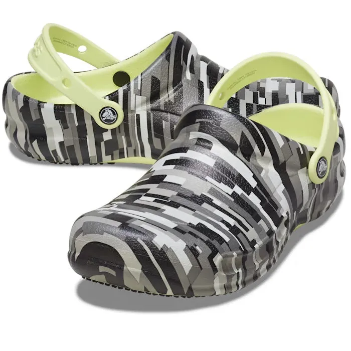 Crocs Bistro Chefs Graphic Clog with Anti Slip Sole Black Lime Unisex NOT RETURNABLE