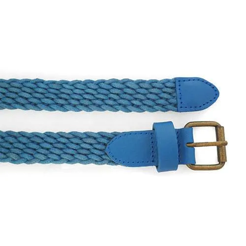 DANNY - Women's Sky Blue Cotton Woven Belt