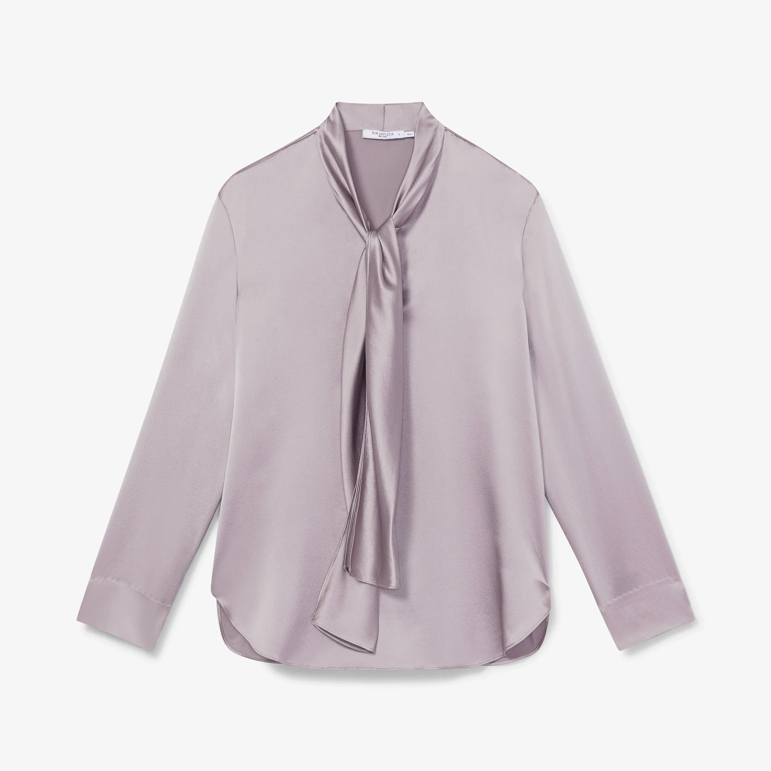 Darcy Top - Washable Silk Charmeuse :: Wisteria