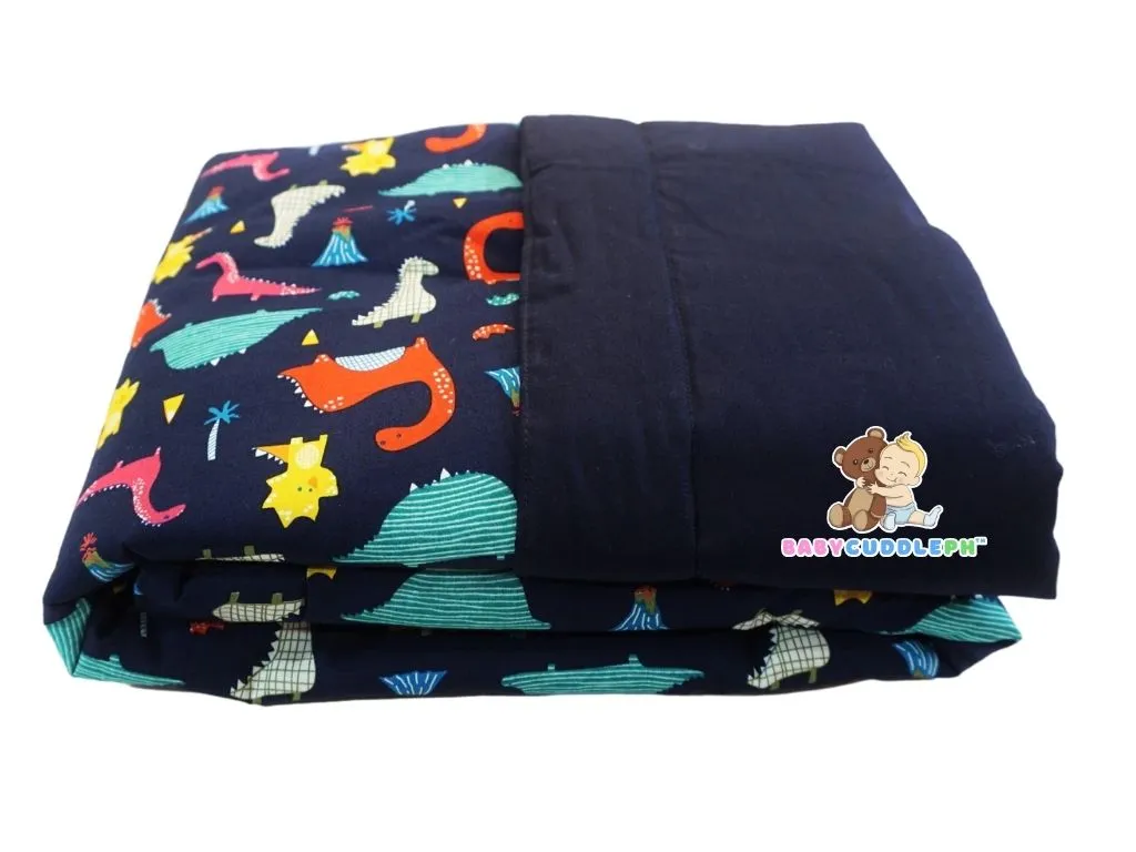 Dino in Navy Blue - Babycuddleph Blanket