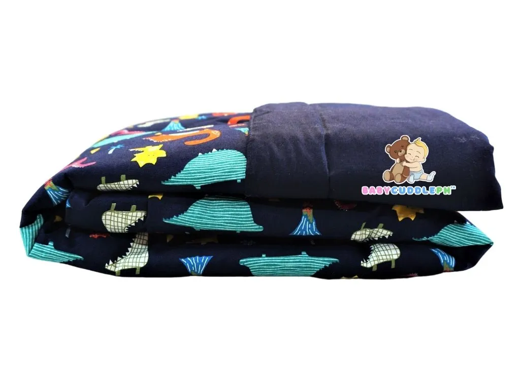 Dino in Navy Blue - Babycuddleph Blanket